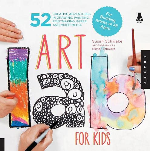 Art Lab for Kids: 52 Creative Adventures in Drawing, Painting, Printmaking, Pape(中古品)