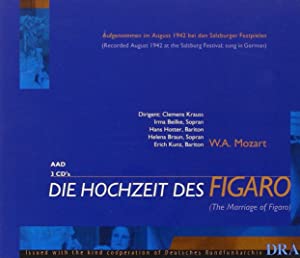 Marriage of Figaro (Sung in German) [CD](中古品)