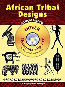 African Tribal Designs CD-ROM and Book (Dover Electronic Clip Art)(中古品)