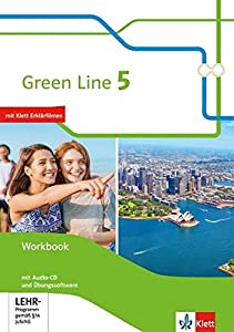 Green Line. Workbook mit Audio-CDs und Uebungssoftware 9. Klasse: Workbook mit Audios und Uebungssoftware Klas(中古品)