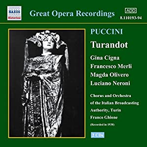 Puccini: Turandot [CD](中古品)