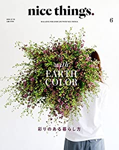 nice things.(ナイスシングス) 2016年 06 月号 [雑誌] (with EARTH COLOR)(中古品)