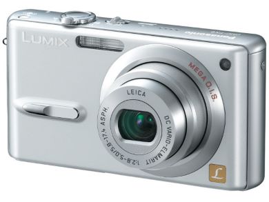 パナソニック デジタルカメラ DMC-FX9-S Lumix シルキーシルバー(中古品)
