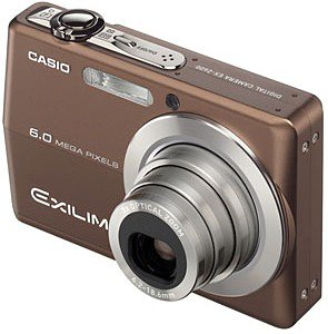 CASIO デジタルカメラ EXILIM ZOOM EX-Z600 ブラウン(中古品)