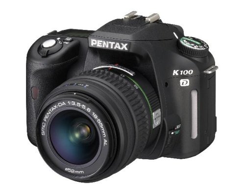PENTAX デジタル一眼レフカメラ K100D レンズキット DA 18-55mmF3.5-5.6AL (中古品)