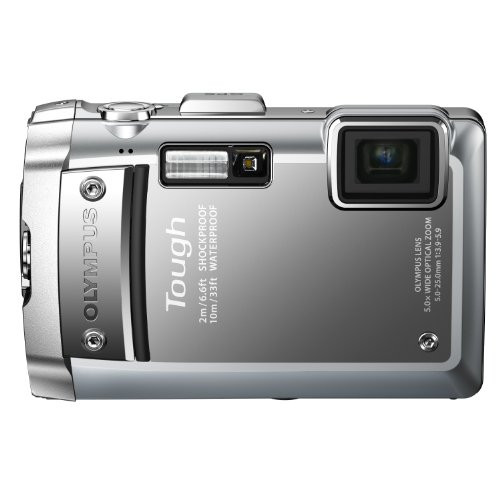 OLYMPUS 防水デジタルカメラ TG-810 シルバー 1400万画素 広角28mm 光学5倍(中古品)