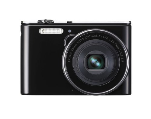 CASIO EXILIM デジタルカメラ 1610万画素 広角26mm ブラック EX-JE10BK(中古品)