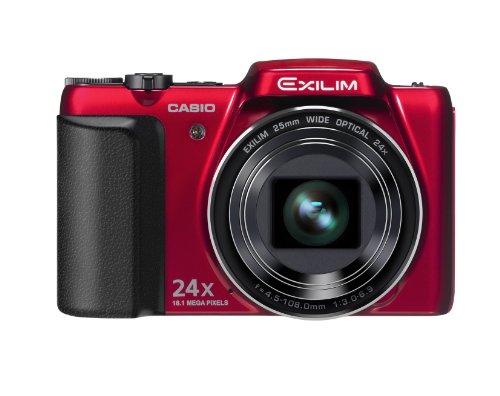 CASIO EXILIM デジタルカメラ 1610万画素 ハイズーム レッド EX-H50RD(中古品)