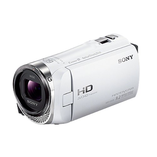 ソニー SONY ビデオカメラ Handycam CX420 内蔵メモリ32GB ホワイト HDR-CX(中古品)