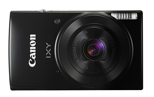 Canon デジタルカメラ IXY 190 ブラック 光学10倍ズーム IXY190BK(中古品)