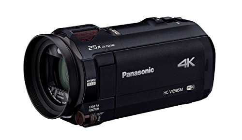 パナソニック 4K ビデオカメラ VX985M 64GB あとから補正 ブラック HC-VX98(中古品)