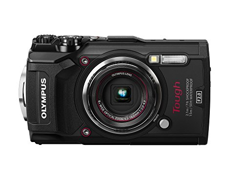 OLYMPUS デジタルカメラ Tough TG-5 ブラック 1200万画素CMOS F2.0 15m 防(中古品)
