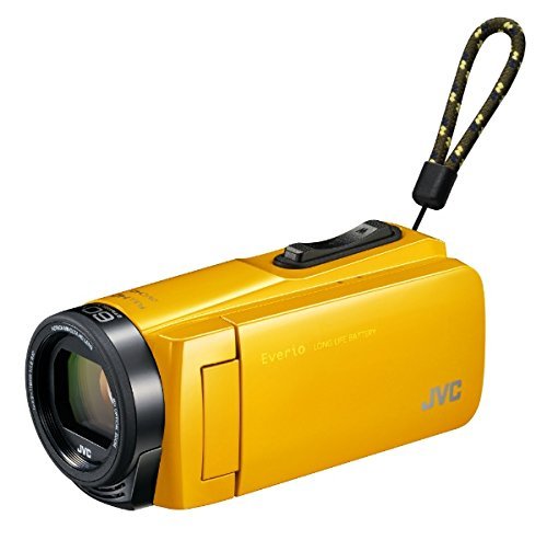 JVCKENWOOD JVC ビデオカメラ Everio 耐衝撃 耐低温 32GB イエロー GZ-F270-Y(中古品)