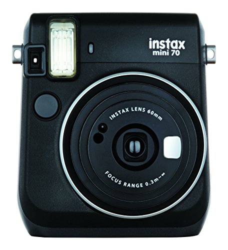 FUJIFILM インスタントカメラ チェキ instax mini 70 ブラック INS MINI 70(中古品)