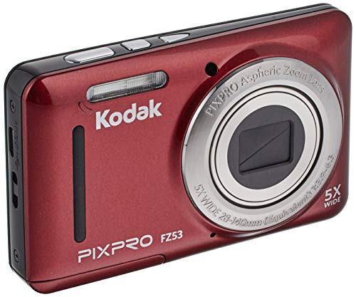 コダック コンパクトデジタルカメラKodak PIXPRO FZ53 レッド(中古品)