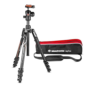 (中古:非常に良い)マンフロット(Manfrotto) 三脚 Befreeアドバンス アルミ 4段 自由雲台 レバーロック式L三脚キット ソニーα7,α9専用クイックリリースプレート MKBFRLA-