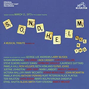 Sondheim Evening: A Musical Tribute (1973 Concert Cast) [CD](中古品)