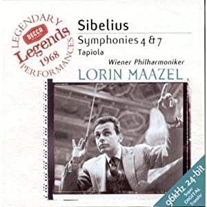 Sibelius: Symphonies No. 4 & 7 / Maazel， Vienna Philharmonic Orchestra [CD](中古品)