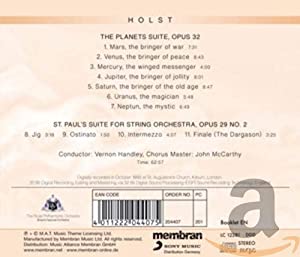 Holst: The Planets Suite， [CD](中古品)