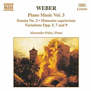ウェーバー:ピアノソナタ第3番/ヴァリエーションズ Opp. 5, 7, 9 [CD](中古品)