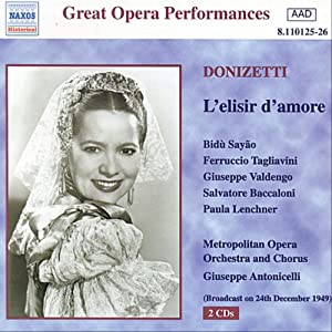 ドニゼッティ:歌劇「愛の妙薬」(メトロポリタンオペラ劇場)(1949年) [CD](中古品)