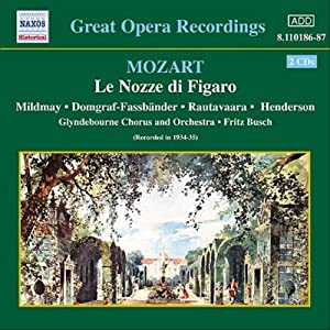 モーツァルト:歌劇「フィガロの結婚」(グラインドボーン音楽祭管弦楽団 & 合唱団)(1934-1935) [CD](中古品)