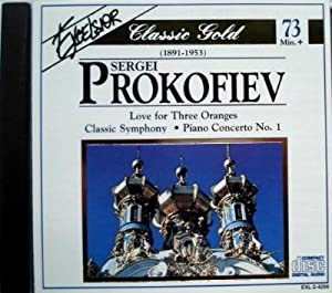 Prokofiev: Love for Three Oranges, Symphony No. 1, Piano Concerto No. 1, Symphony No. 2 [CD](中古品)