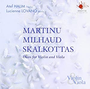 マルティヌー：3つのマドリガル、ヴァイオリンとヴィオラのための二重奏曲第2番； ミヨー：ヴァイオリンとヴィ [CD](中古品)