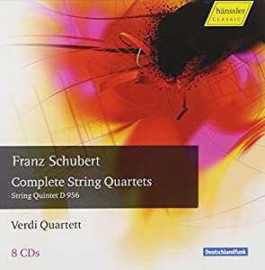 シューベルト:弦楽四重奏曲全集 / ヴェルディ四重奏団 (Schubert: Complete String Quartets / Ver(中古品)