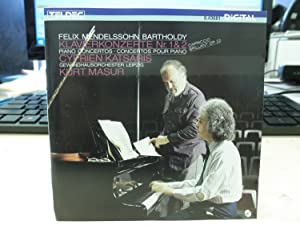 Klavierkonzerte Ne.1 G-moll, Nr.2 D-moll / Katsaris / Gewandhausorchester Leipzig / Masur [CD](中古品)