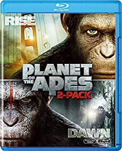 猿の惑星：創世記（ジェネシス）＋猿の惑星：新世紀（ライジング） ブルーレイセット(2枚組)(初回生産限定) [Blu-ray](中古品)