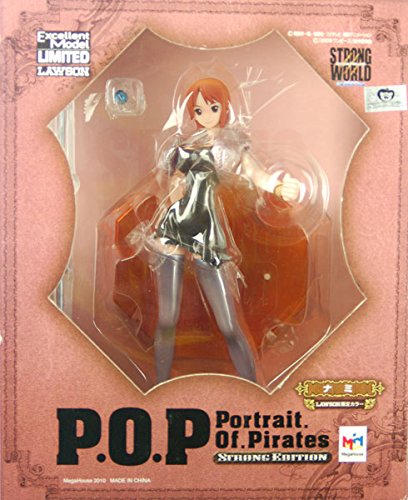 (中古品)エクセレントモデル Portrait.Of.Pirates ワンピース"STRONG EDITION"ナミ 限定カラーver. 1/8 完成品フィギュア（ローソン限定販売