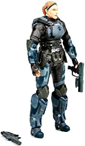 Halo 3 McFarlane Toys Series 8 Exclusive Action Figure ONI Operative Dare No Helmet by McF(中古品)