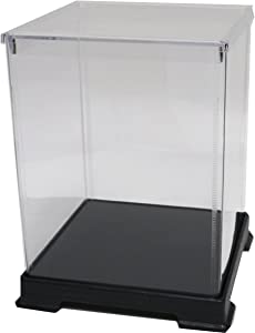 かしばこ商店 透明フィギュアケース 181824 プラスチック 組立式 W180×D180×H240mm ディスプレイケース(中古品)