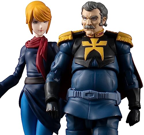 (中古品)G.M.G.(ガンダムミリタリージェネレーション) 機動戦士ガンダム ジオン公国軍07 ランバ・ラル＆クラウレ・ハモン 約100mm PVC製 塗装済み可動フィギュア/メガハウス(Mega 