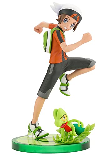 (中古品)『ポケットモンスター』シリーズ ARTFX J ユウキ with キモリ 1/8スケール PVC製 塗装済み完成品 フィギュア PV045/壽屋(KOTOBUKIYA)/PV045/壽屋(K