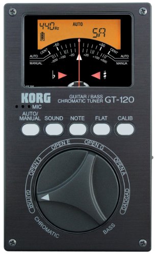 KORG クロマチックチューナー ギター/ベース用 GT-120(中古品)