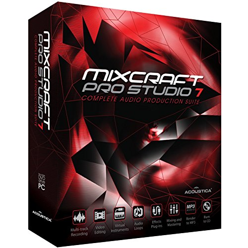 ACOUSTICA 動画編集機能付き音楽制作ソフト Mixcraft Pro Studio 7(ミック (中古品)