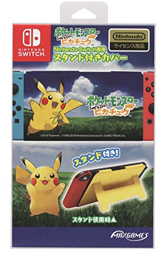 Nintendo Switch専用スタンド付きカバー ポケットモンスター Let's Go! ピカチュ(中古品)