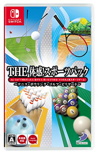 THE 体感!スポーツパック~テニス・ボウリング・ゴルフ・ビリヤード~ -Switch(中古品)