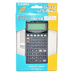 CASIO プログラム関数電卓 FX-5500LA-N 仮数10桁(中古品)