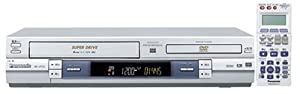 パナソニック DVDプレーヤー VHSビデオ一体型 NV-VP32-S(中古品)