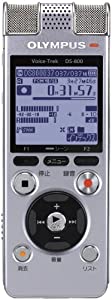 OLYMPUS ICレコーダー Voice-Trek 4GB 単4電池2本使用 microSD SLV シルバー DS-800(中古品)