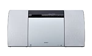 SONY ウォークマン用ドックコンポ CDプレーヤー内蔵 ラジオ内蔵 ホワイト CMT-V30/W(中古品)