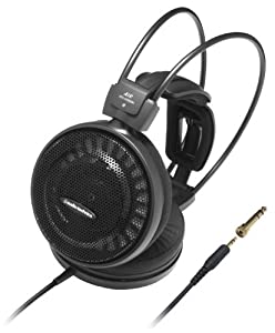 audio-technica エアーダイナミック オープン型ヘッドホン ATH-AD500X(中古品)