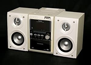 Panasonic パナソニック SC-PM710SD-W ホワイト SDステレオシステム （CD/MD/SD/カセット/AM/FMラジオコンポ）(中古品)