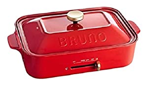 (中古品)BRUNO コンパクトホットプレート レッド BOE021-RD/BRUNO/BOE021-RD/BRUNO