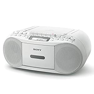 ソニー CDラジカセ レコーダー CFD-S70: FM/AM/ワイドFM対応 録音可能 ホワイト CFD-S70 W(中古品)