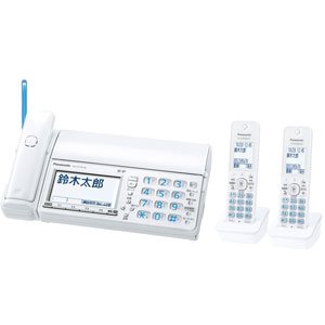 (中古品)パナソニック デジタルコードレス普通紙ファクス(子機2台付き) ホワイト KX-PZ710DW-W/パナソニック//パナソニック/パナソニック デジタルコードレス普通紙ファクス(子機2台付き