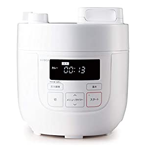 (中古品)SIROCA 〔展示品〕 電気圧力鍋 ホワイト[圧力／無水／蒸し／炊飯／温め直し／コンパクト] siroca ホワイト SP-D121//SP-D121(W)/siroca(シロカ)